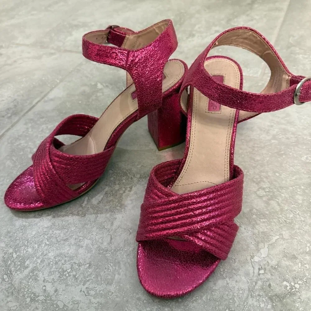 Topshop Women's Pink Courts